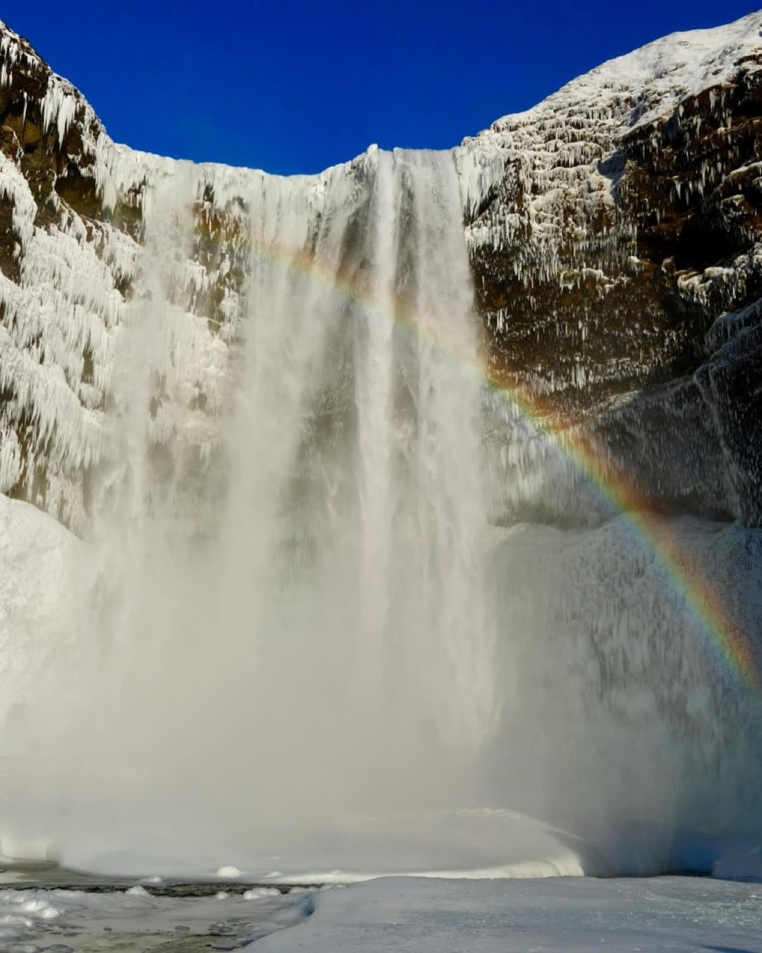 Icelandic winter scenery